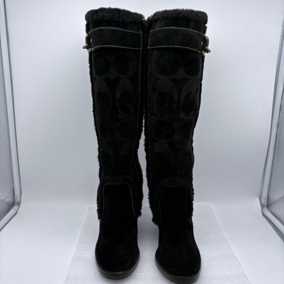 Coach Long Boots Women's size 6M - Picture 3 of 11